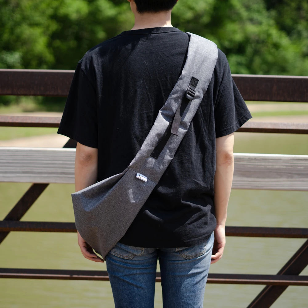 Mesh Pet Sling by Lof – Hands-Free Carrier for Pets up to 15 lbs