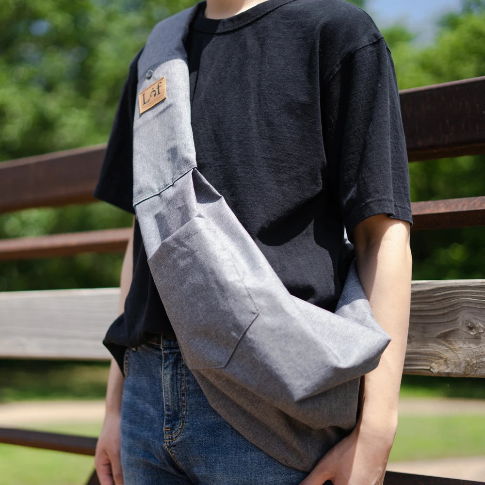 Mesh Pet Sling by Lof – Hands-Free Carrier for Pets up to 15 lbs