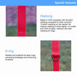 Lof folding dog leash, adjustable 6 to 10 ft