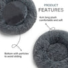 NuVora Fluffy Donut Bed – Plush Round Bed for Dogs & Cats