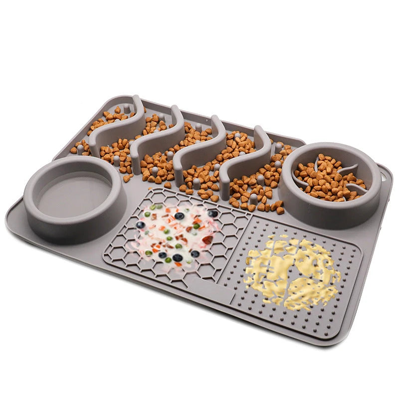 NuVora 3-in-1 Lick Mat – Slow Feeder & Lick Pad for Dogs