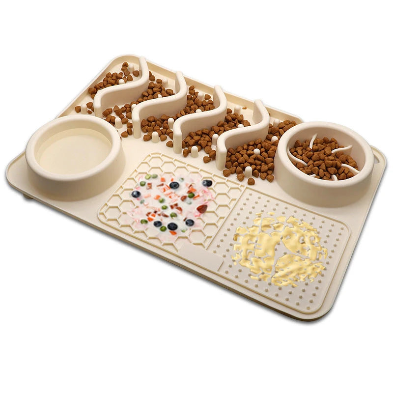 NuVora 3-in-1 Lick Mat – Slow Feeder & Lick Pad for Dogs