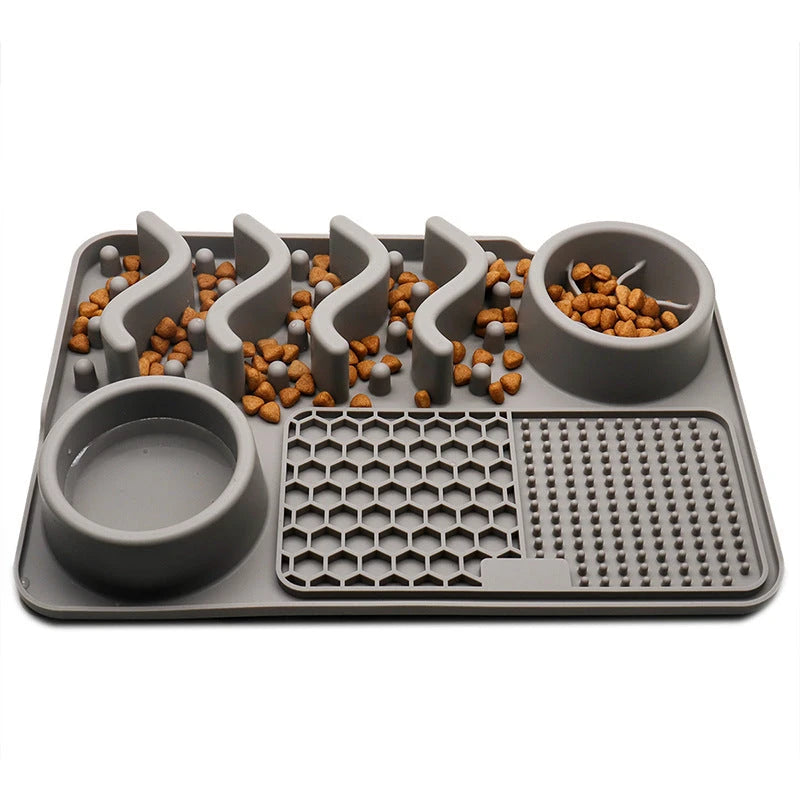 NuVora 3-in-1 Lick Mat – Slow Feeder & Lick Pad for Dogs