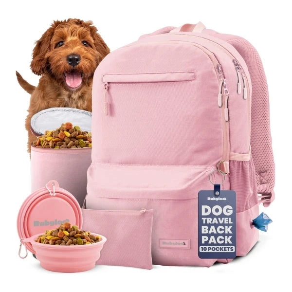 The Original Doggy Bag® by Rubyloo – Dog Travel Backpack & Supply Set