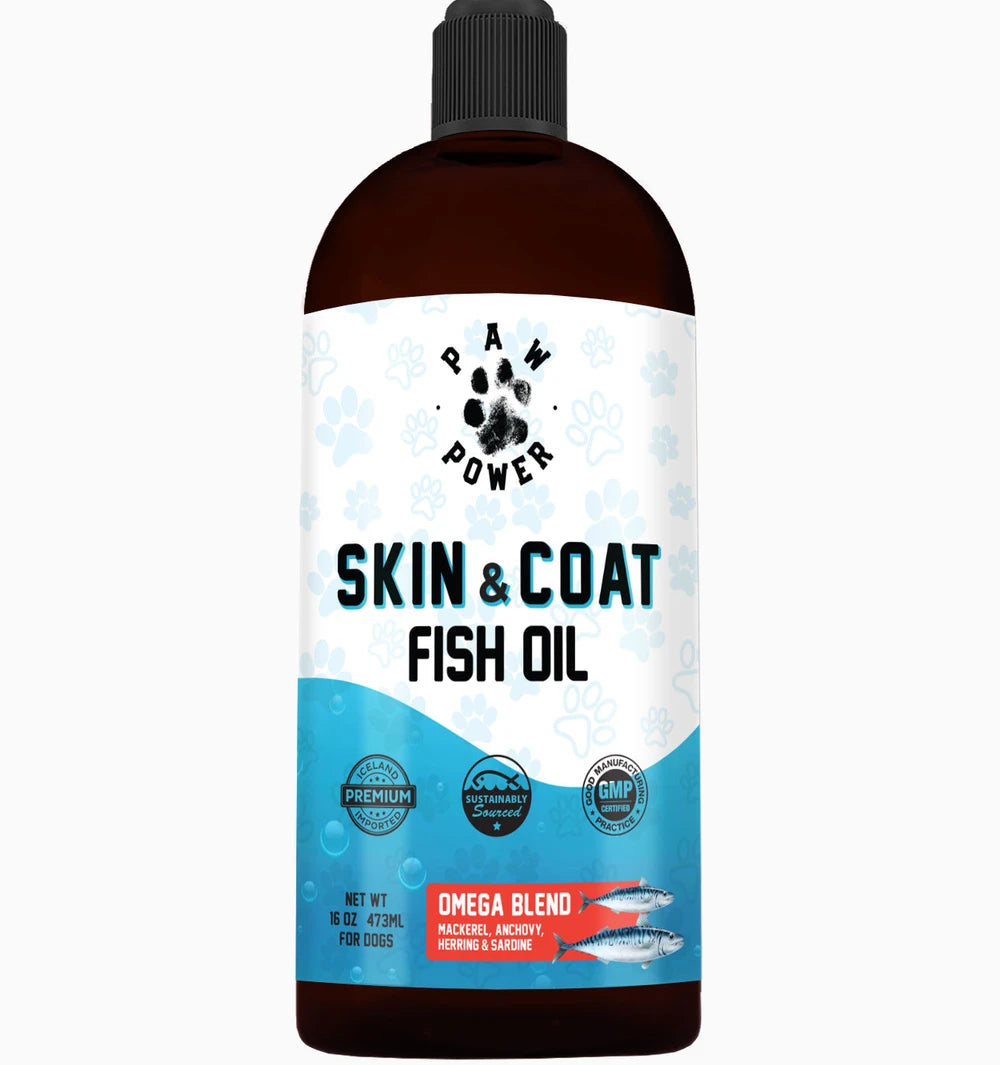 Dawg Health Skin & Coat Fish Oil by Paw Power – Omega-3 for Dogs
