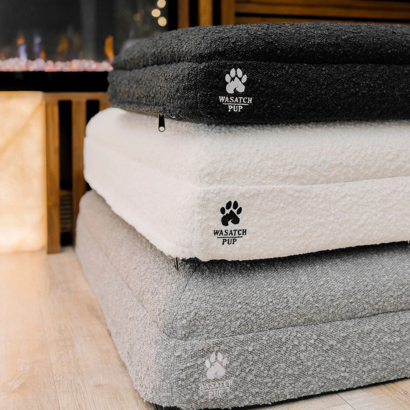 Luxury Orthopedic Dog Bed by Wasatch Pup – Memory Foam, Washable & Waterproof