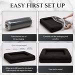 Luxury Orthopedic Dog Bed by Wasatch Pup – Memory Foam, Washable & Waterproof