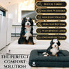 Luxury Orthopedic Dog Bed by Wasatch Pup – Memory Foam, Washable & Waterproof
