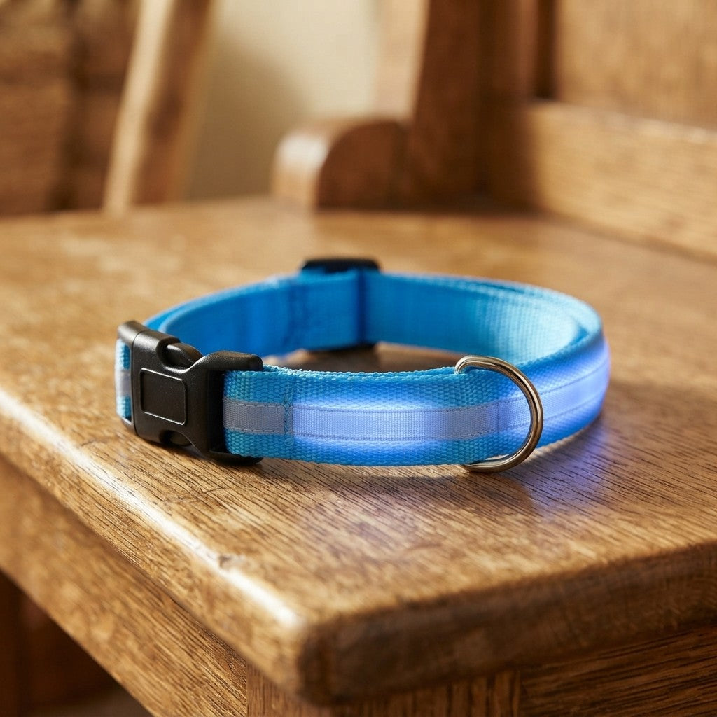 NuVora Halo Collar – USB Rechargeable LED Dog Collar