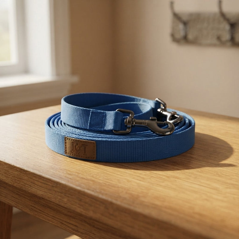 Lof folding dog leash, adjustable 6 to 10 ft