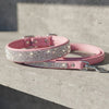 NuVora Sparkle Collar & Leash Set – Rhinestone Collar for Small Dogs