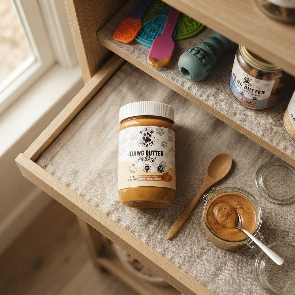 Dawg Butter by Paw Power – Pum'kin Puppers Peanut Butter for Dogs