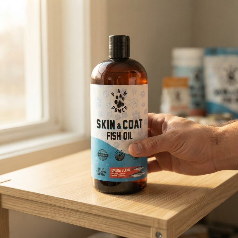 Dawg Health Skin & Coat Fish Oil by Paw Power – Omega-3 for Dogs