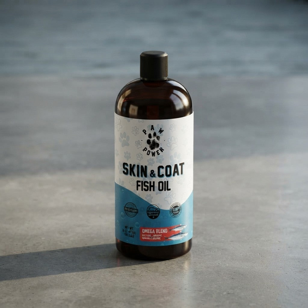 Dawg Health Skin & Coat Fish Oil by Paw Power – Omega-3 for Dogs