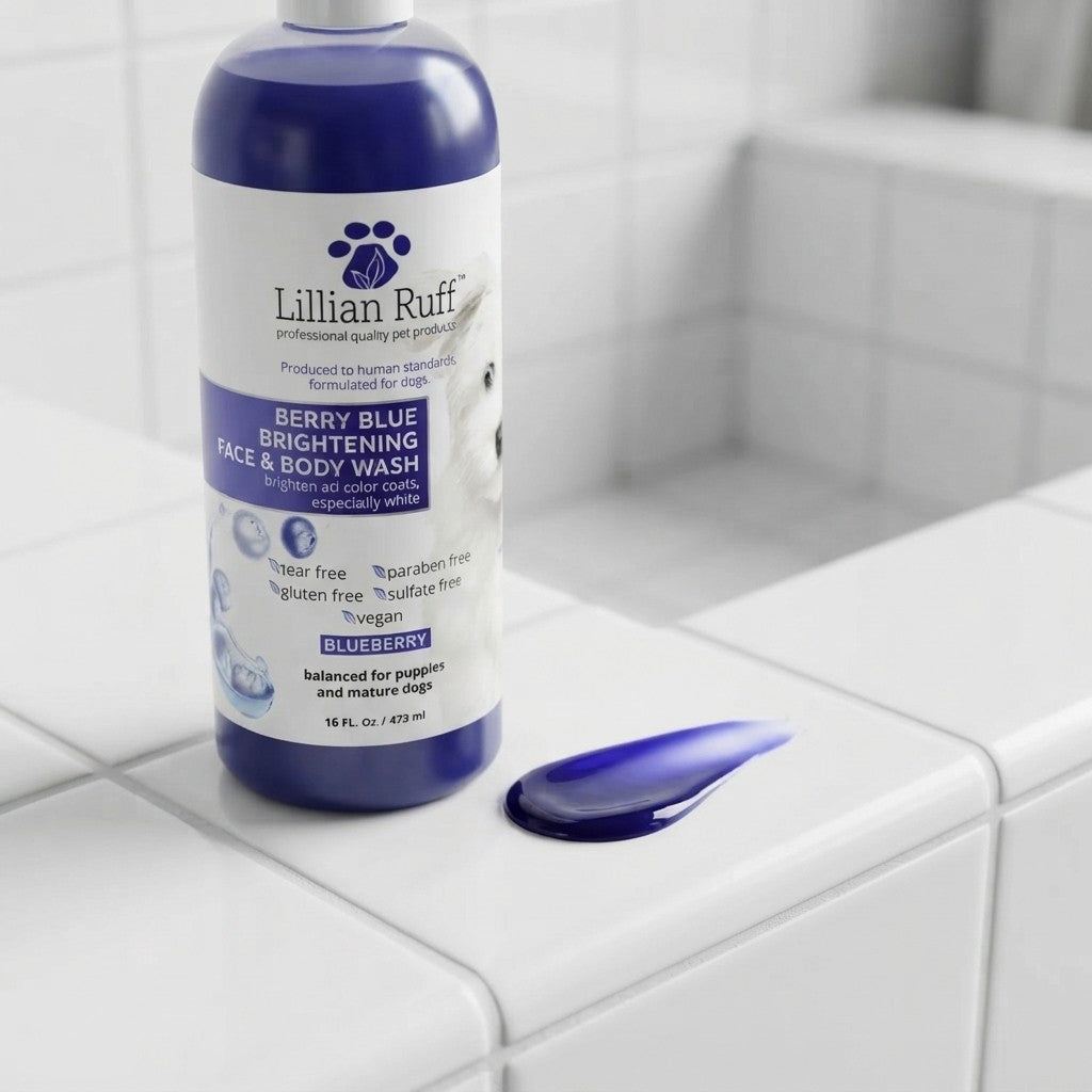 Berry Blue Brightening Shampoo & Conditioner Set by Lillian Ruff – For Dogs