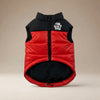 ThermaPuffer Dog Vest by The Wild Paw – Lightweight Puffer, Red & Black